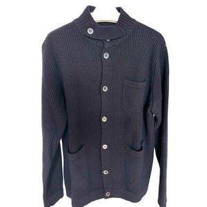 JOOST Men Winter Sweater High Neck Navy Blue Color Size XXL